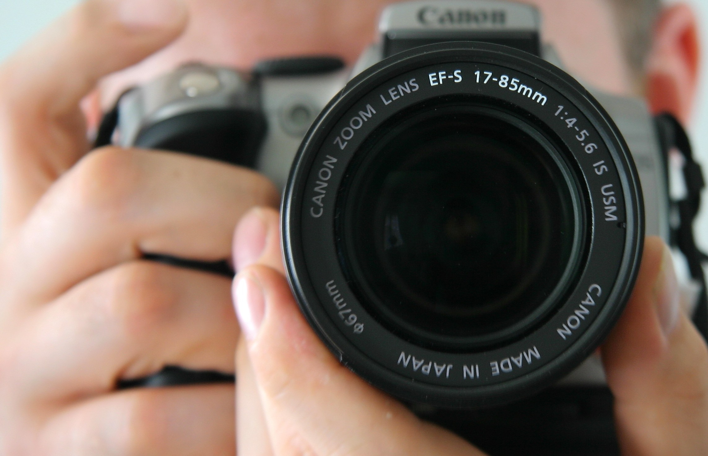 man holding camera