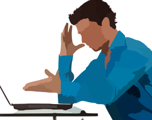 man with laptop
