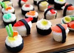 colorful sushi