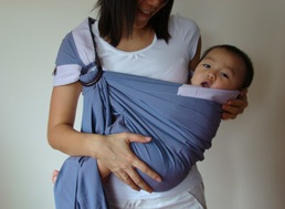 baby inside sling